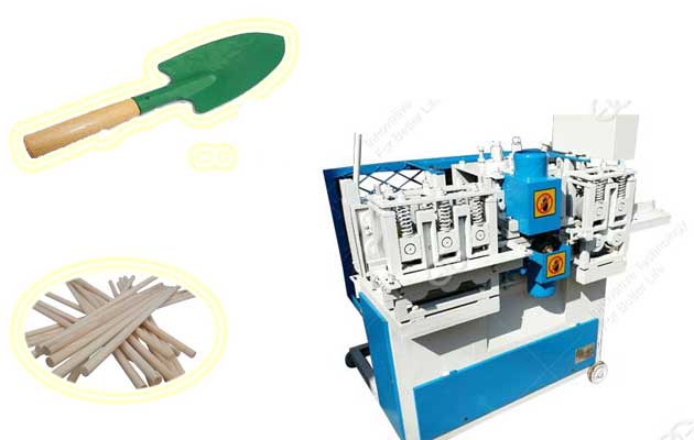 round wood mop stick making machine